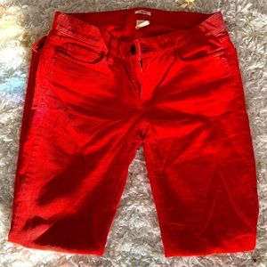 Bold persimmon j crew cords